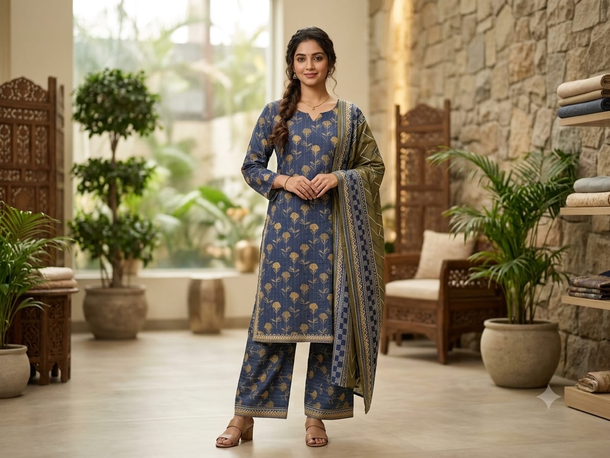 Bin Saeed Stitched 3 Piece Exclusive Printed Lawn Vol-18 Suit-LSM-3436-MAROON